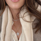 Rainbow Moonstone Blue Topaz Pendant Necklace