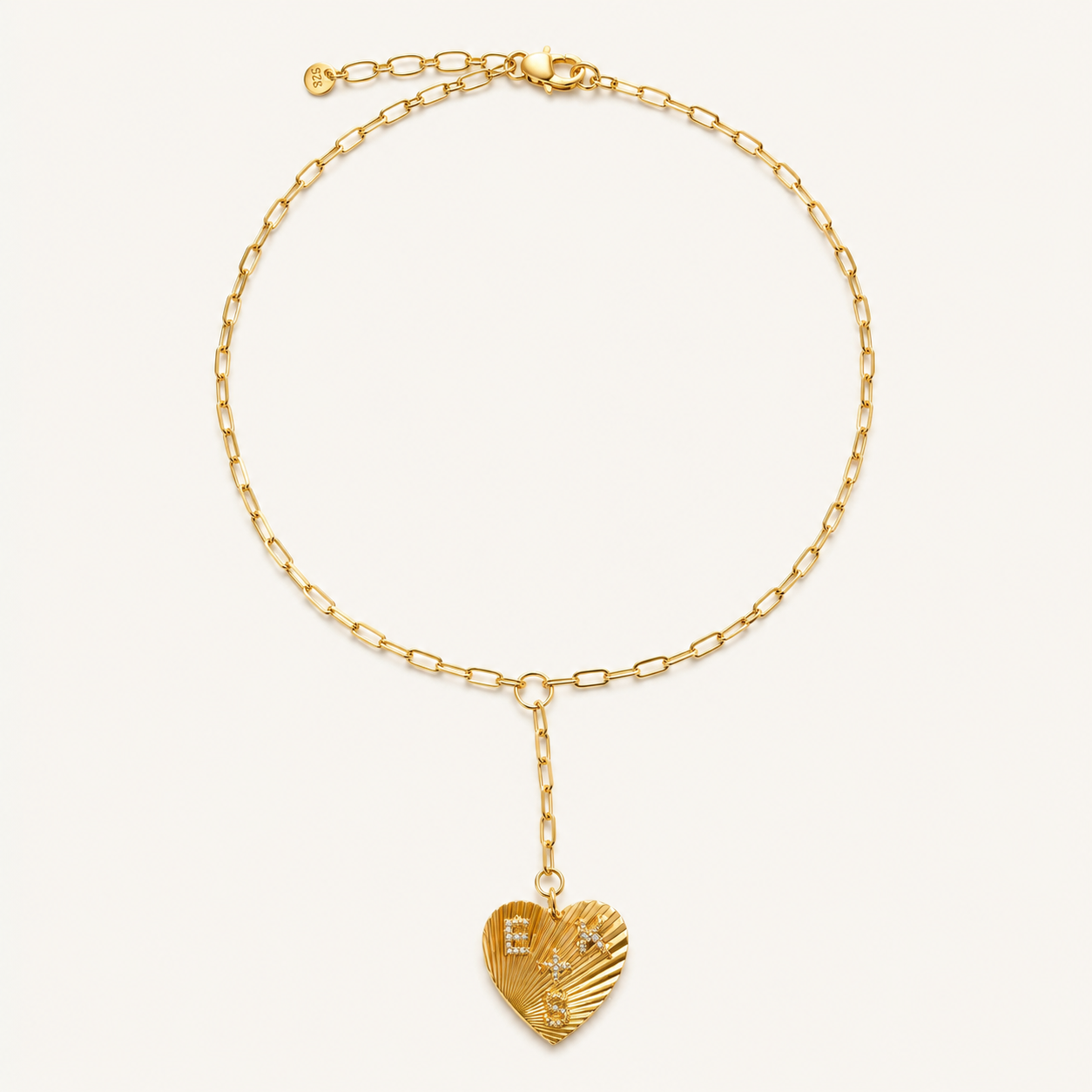 Paperclip Chain Necklace with Extender