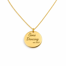 Load image into Gallery viewer, Gone Dancing Medallion Necklace

