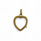 Pave Heart Glass Locket