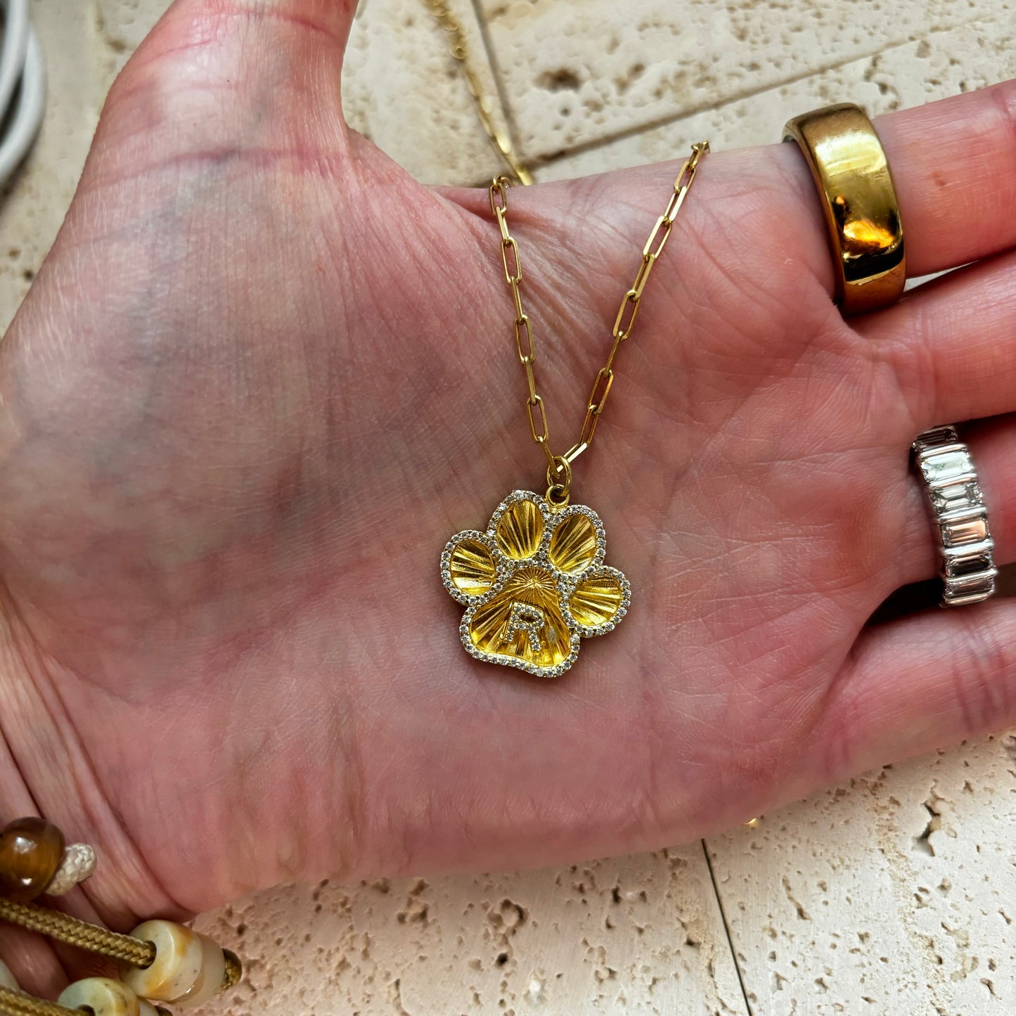 Paw Print Pendant