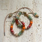 Lady Marmalade, Gemstone Adjustable Beaded Bracelet