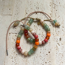 Load image into Gallery viewer, Lady Marmalade, Gemstone Adjustable Beaded Bracelet
