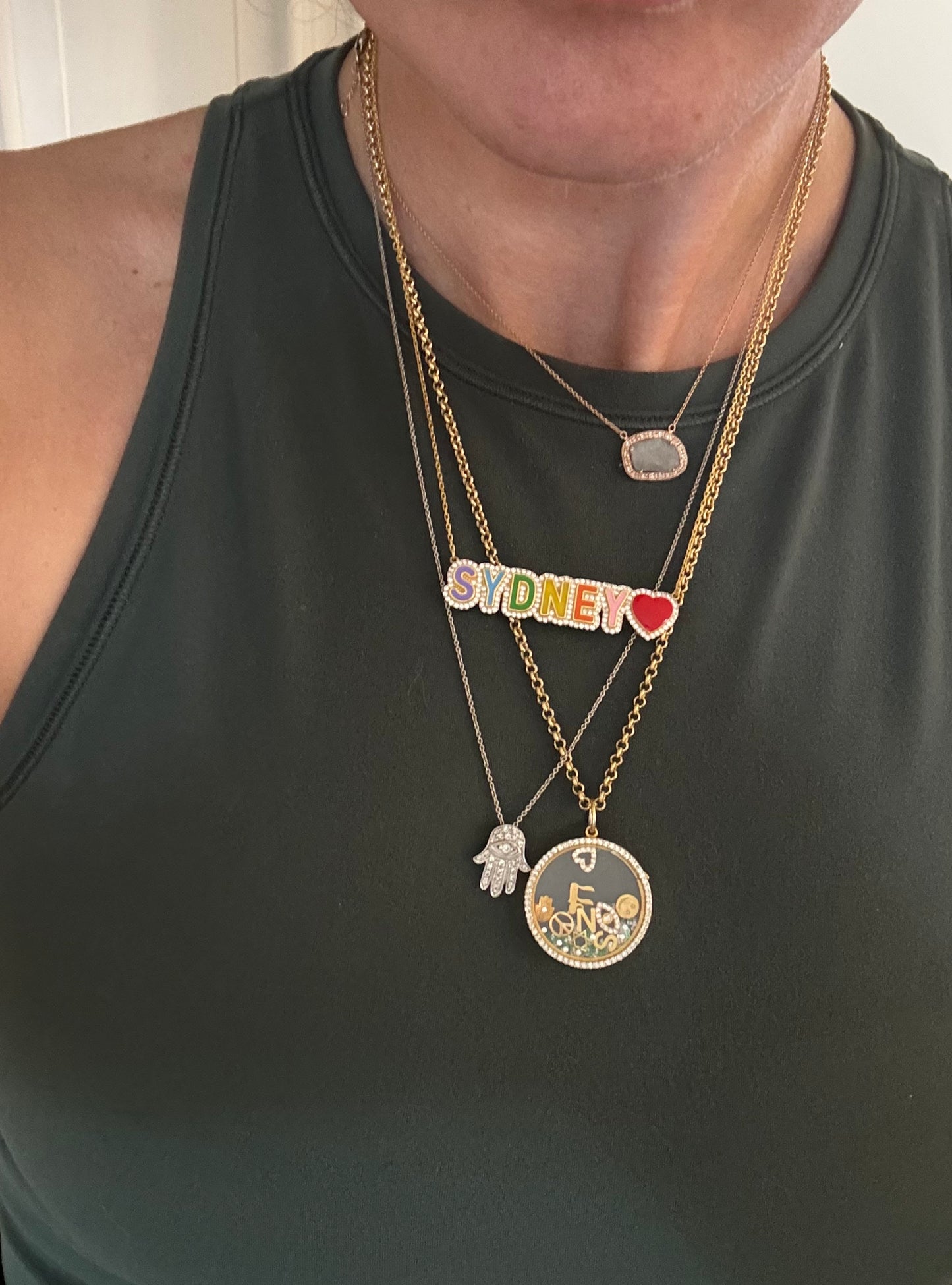 Rainbow Name Necklace