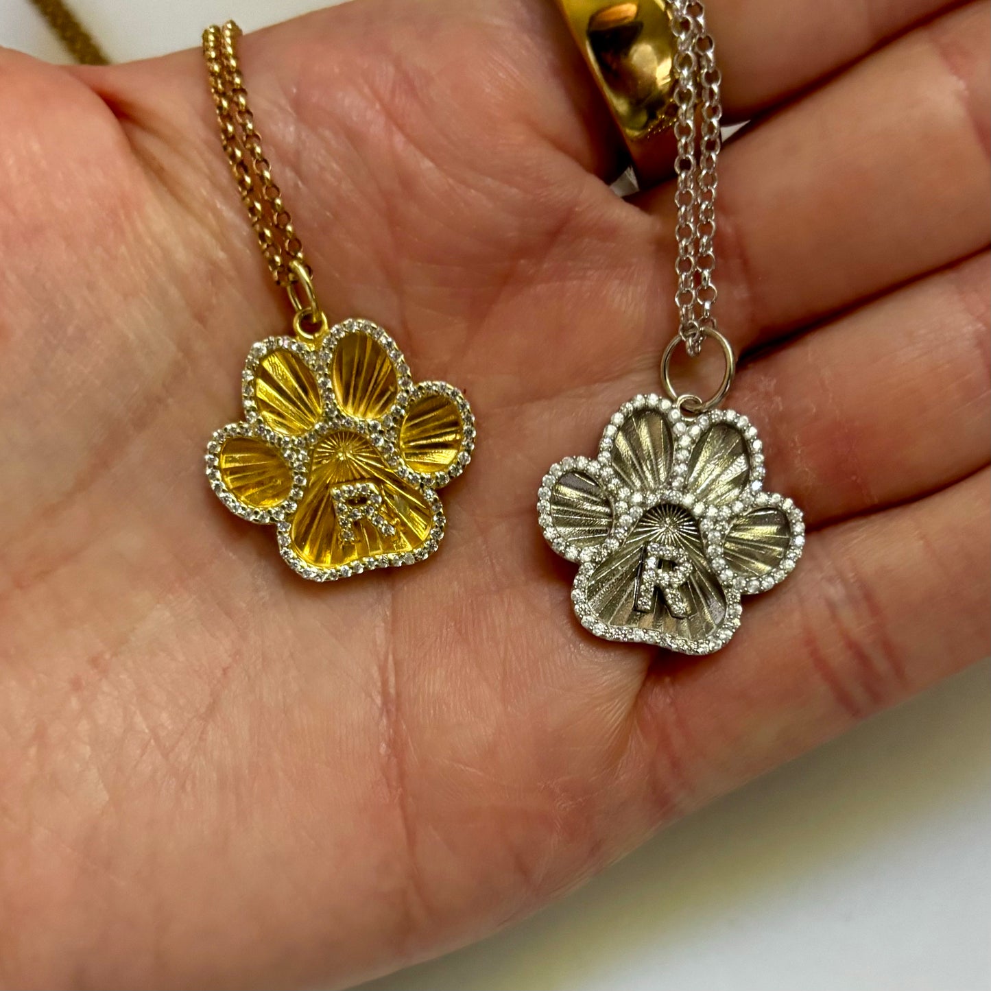 Paw Print Pendant