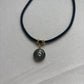 Rope Gemstone Pendant Necklace | Gold Filled Accent Beads