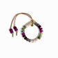 Tea and Crumpets • Gemstone Adjustable Elastic Beaded Bracelet