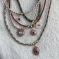 Rose Quartz Hexagon Rope Necklace