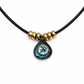 Labradorite and Blue Topaz Teardrop Rope Necklace