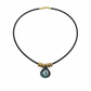 Labradorite and Blue Topaz Teardrop Rope Necklace
