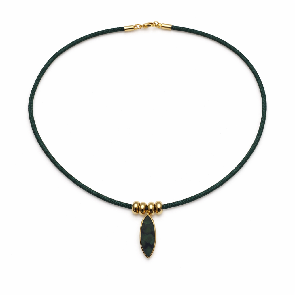 Emerald Marquis Rope Necklace
