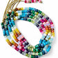 Funfetti Gemstone Beaded Necklace