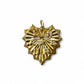 XL LOVER Fluted Heart Charm
