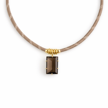 Load image into Gallery viewer, Smoky Quartz Rope Necklace
