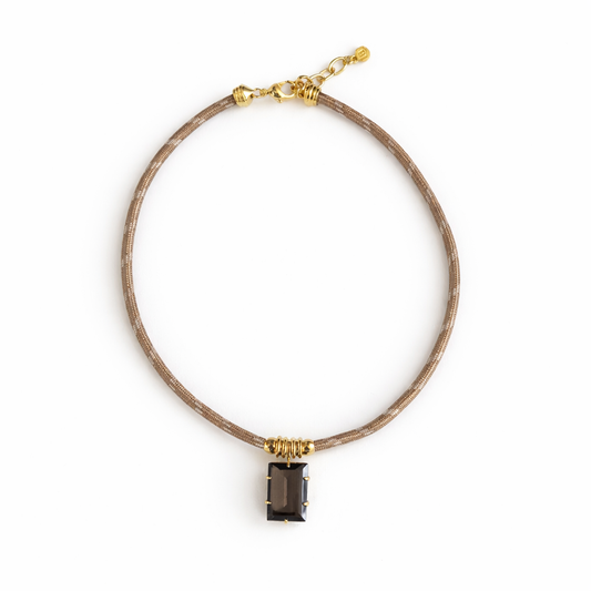 Smoky Quartz Rope Necklace
