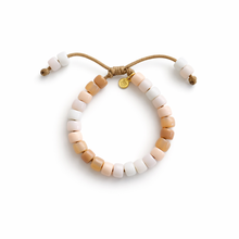 Load image into Gallery viewer, The Perfect White Tee II Forte Gemstone Beaded Bracelet • Adjustable
