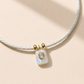 Moonstone Leather Cord Necklace