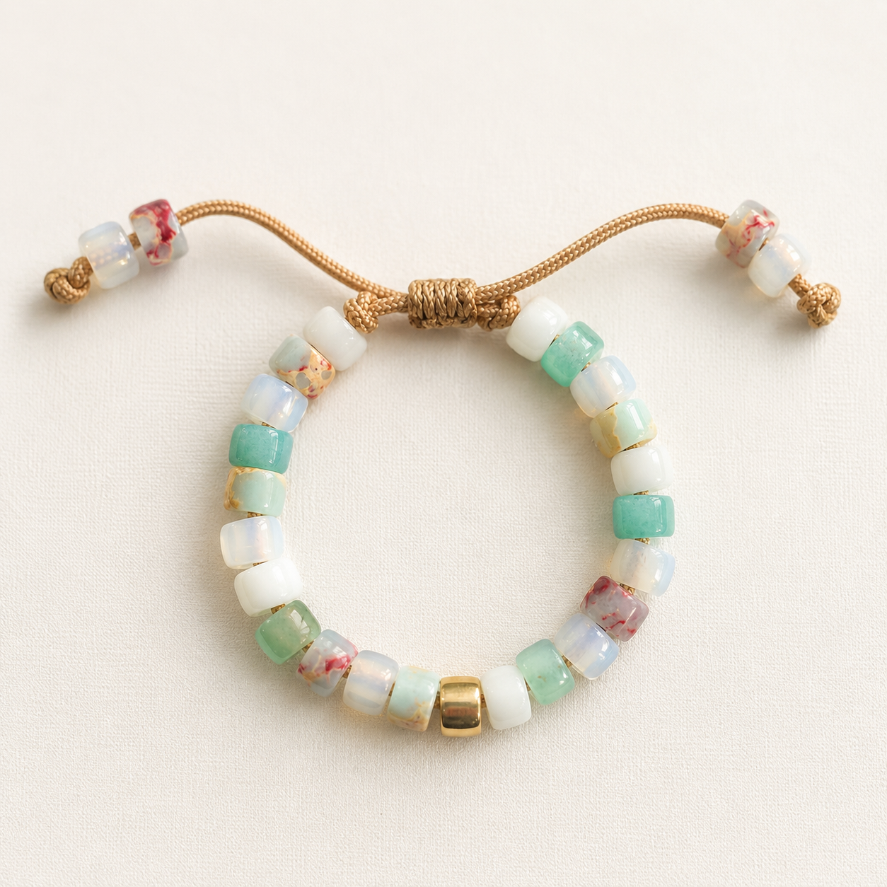 The Henry Gemstone & 14k Gold Bracelet