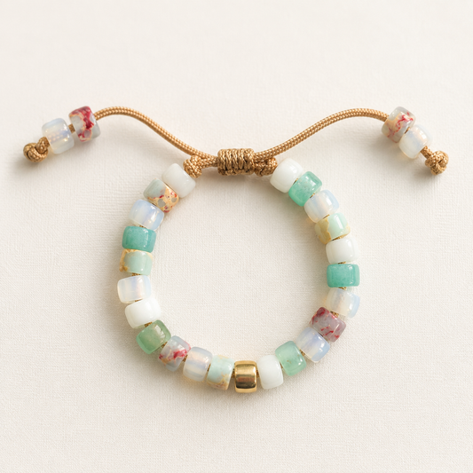 The Henry Gemstone & 14k Gold Bracelet