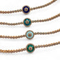 Evil Eye Bezel Tennis Bracelet