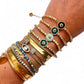 Evil Eye Bezel Tennis Bracelet