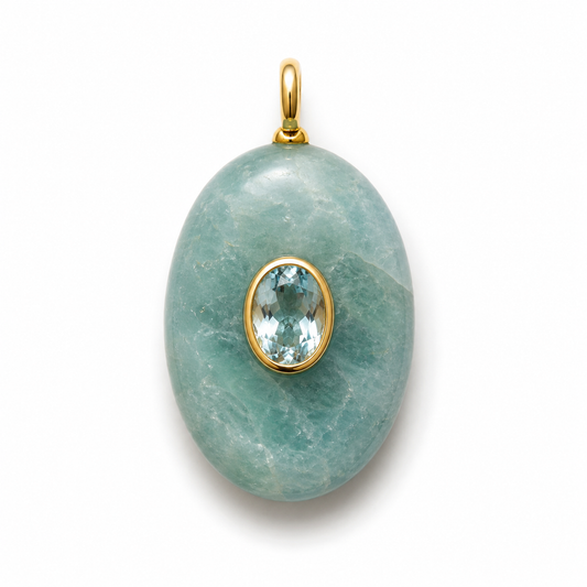Aquamarine & Blue Topaz Oval