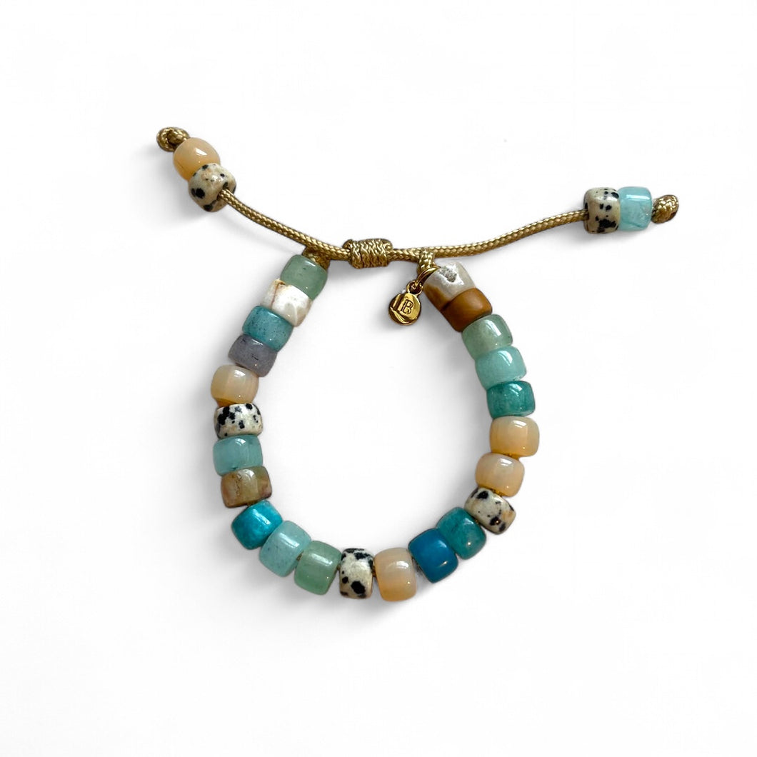 The Parker Lite • Gemstone Beaded Bracelet
