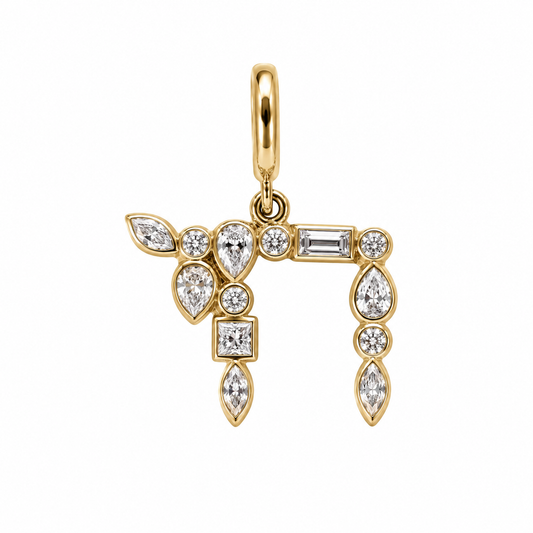 Hebrew Chai Diamond Pendant