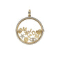 Small Floating Pave Charm Locket
