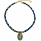 Labradorite & Topaz Oval Rope Necklace (Copy)