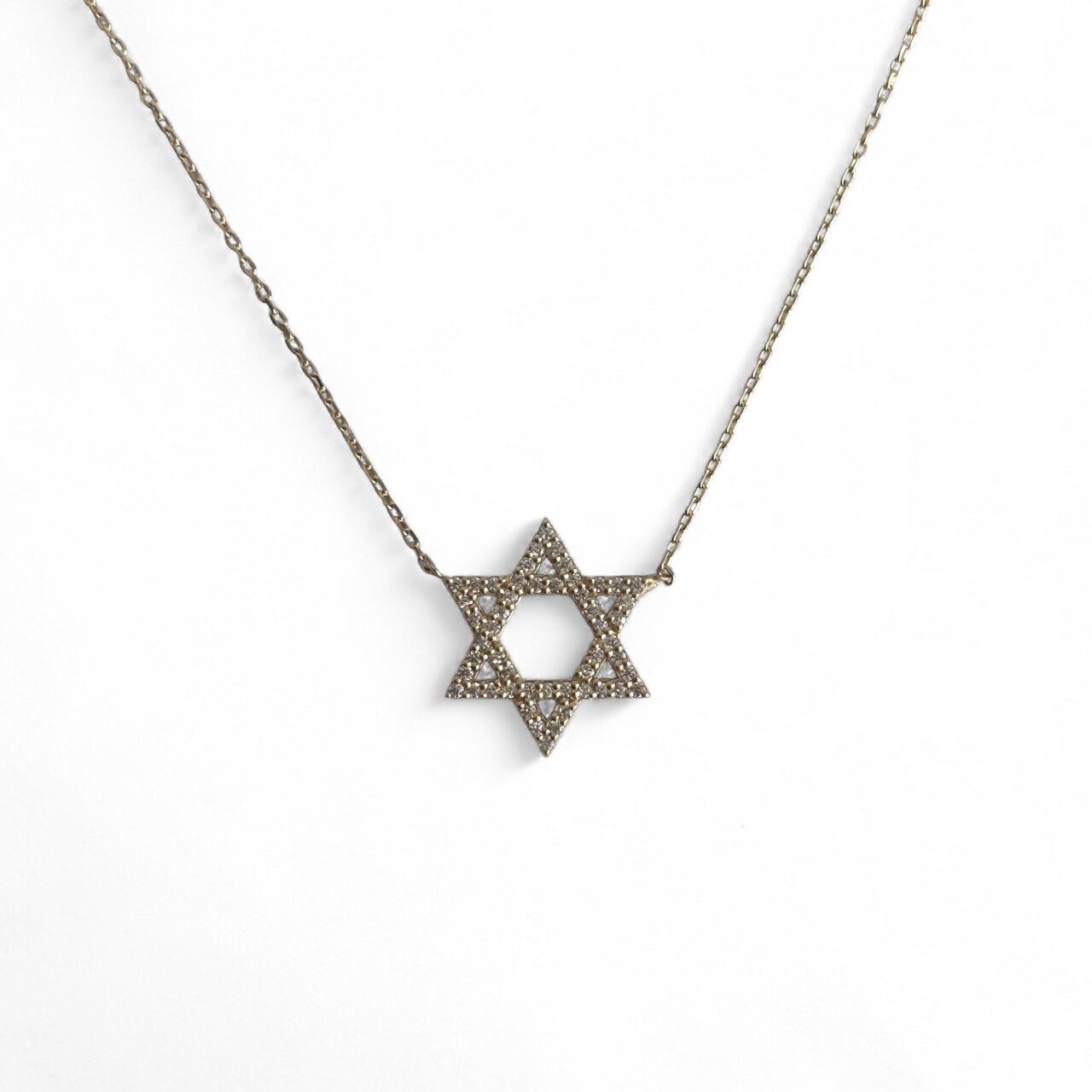 Golden Star of David Necklace
