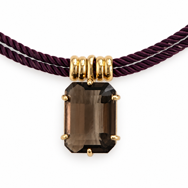 Smoky Quartz Rope Necklace