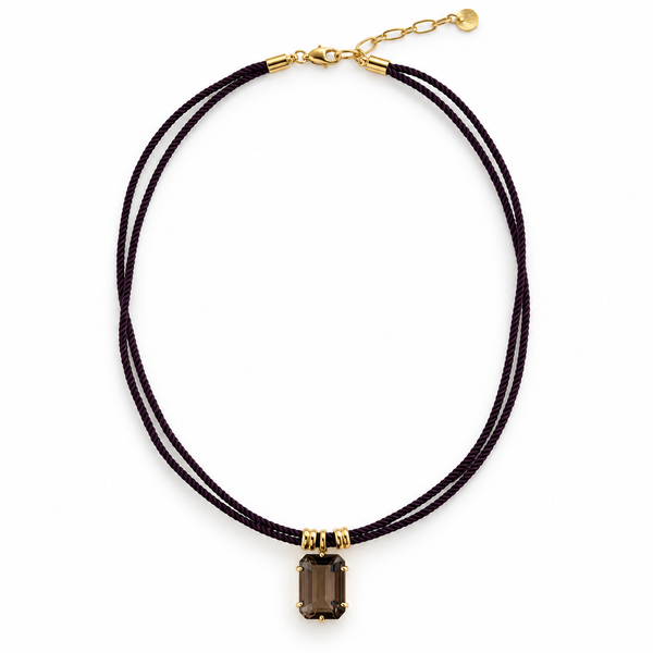 Smoky Quartz Rope Necklace