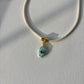 Rope Gemstone Pendant Necklace | Gold Filled Accent Beads