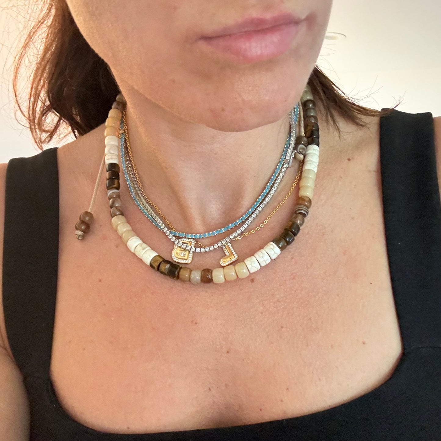 Hunky Dori Gemstone Necklace