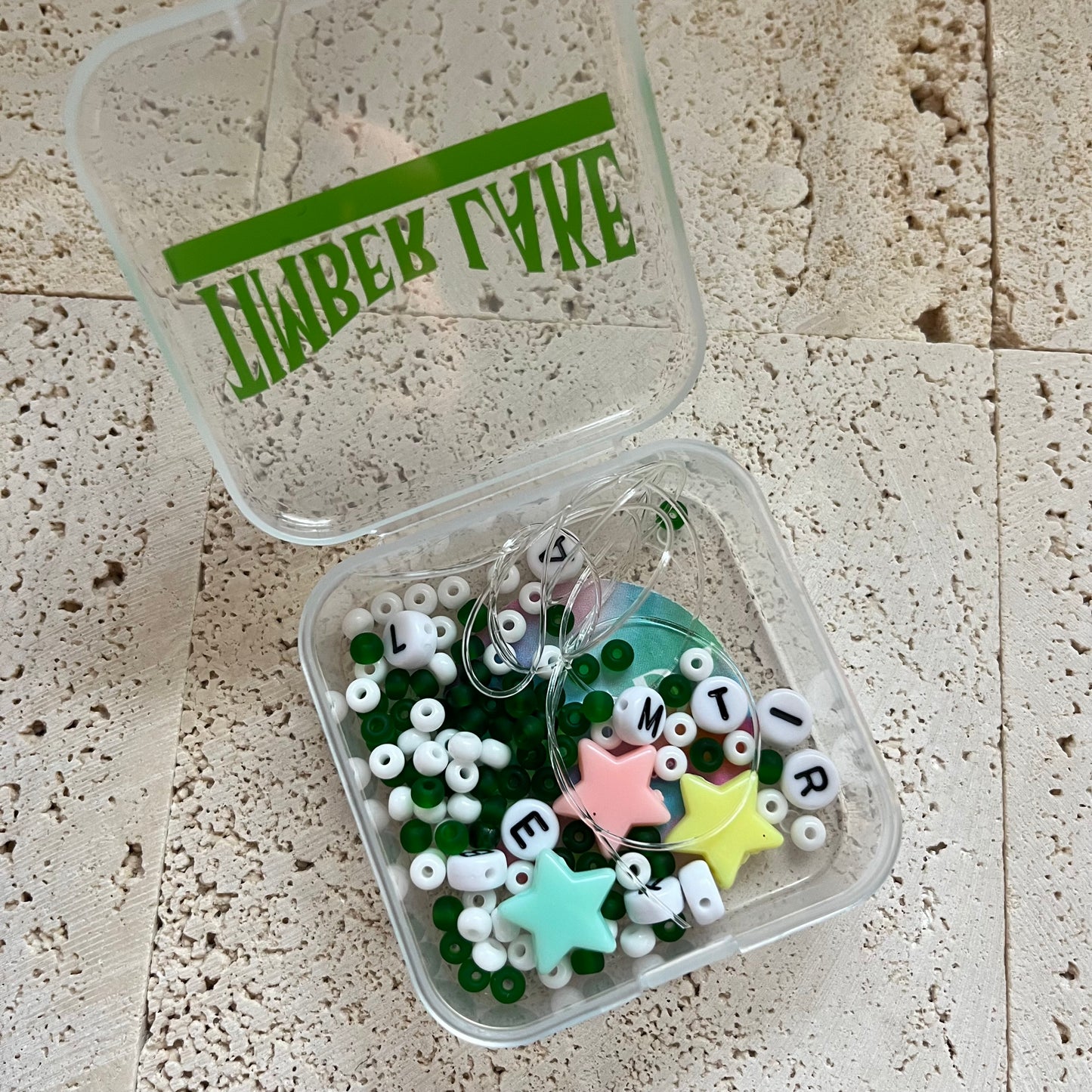 Personalized Seed Bead Camp Bead Kit