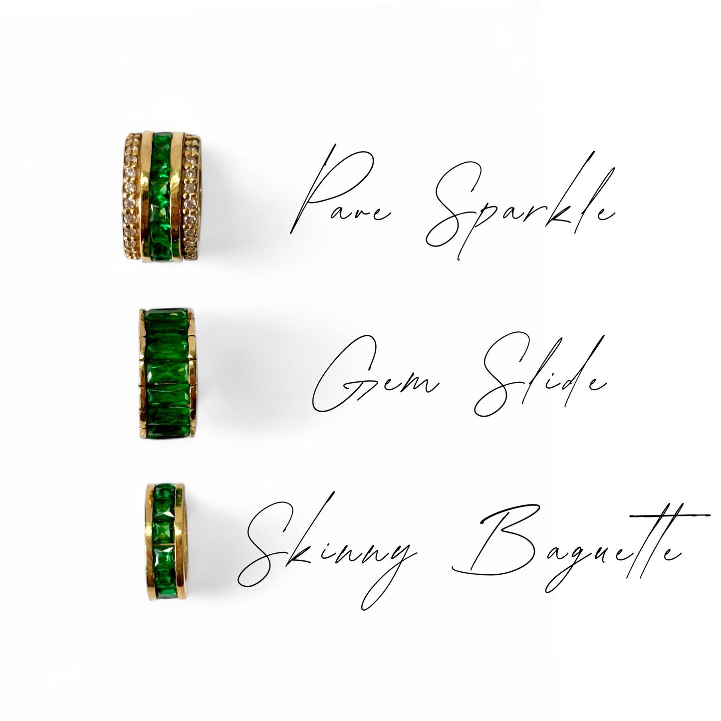 Micro Gem Slide – Pavé Sparkle