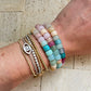 Baby Hues Gemstone Adjustable Beaded Bracelet