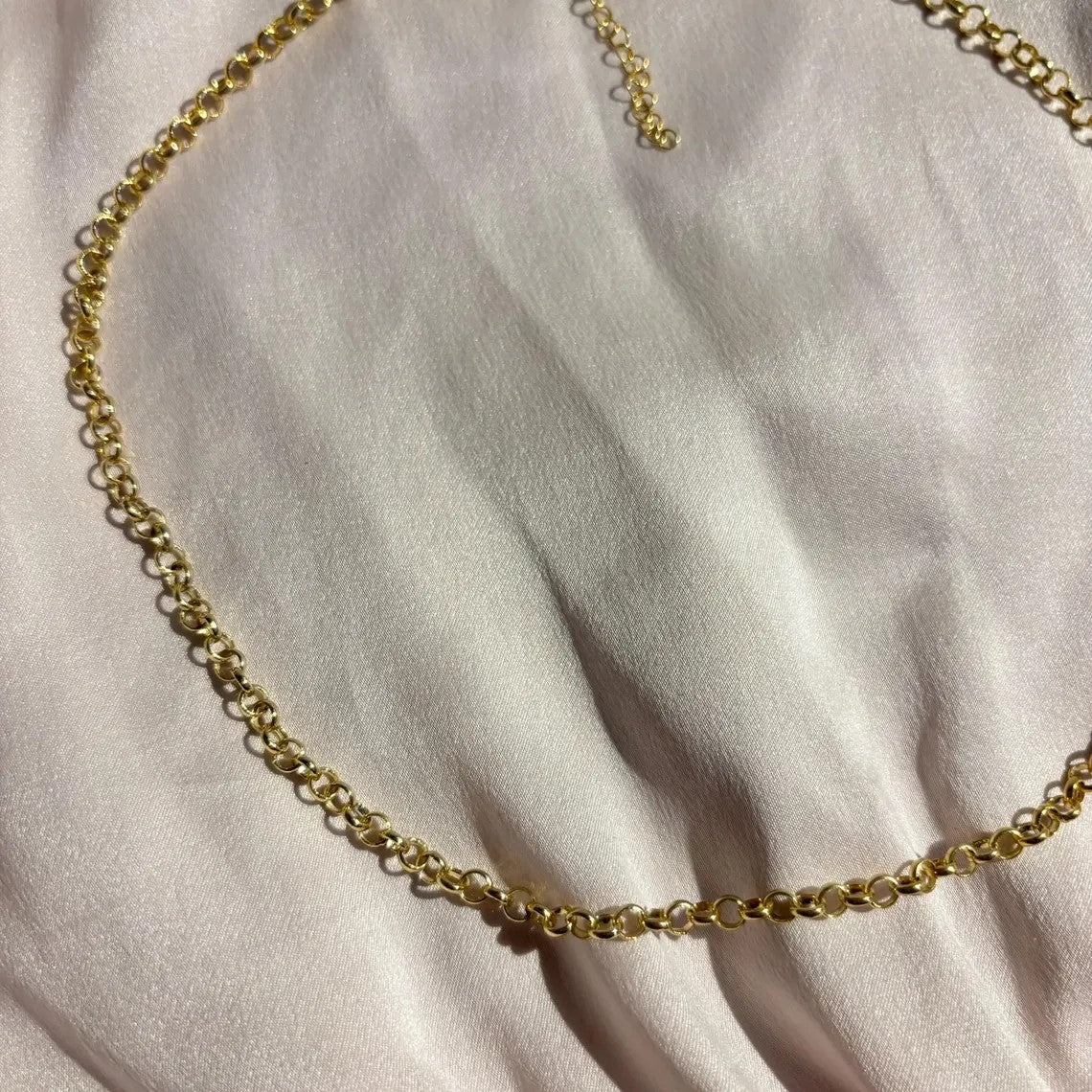 Sterling Silver Rolo Chain Necklace