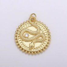 Load image into Gallery viewer, Snake Medallion
