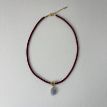 Load and play video in Gallery viewer, Rope Gemstone Pendant Necklace | Gold Filled Accent Beads
