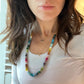 Funfetti Gemstone Beaded Necklace