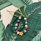The Palm Beach, Gemstone Beaded Adjustable Bracelet