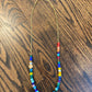 Natural Gemstone Pony Bead Necklace