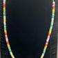 Natural Stone XL Necklace with Stardust Gold Spacers