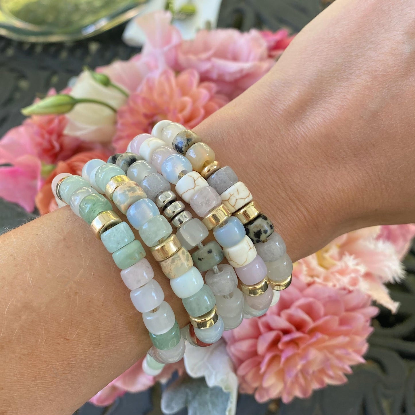 The Henry Gemstone & 14k Gold Bracelet