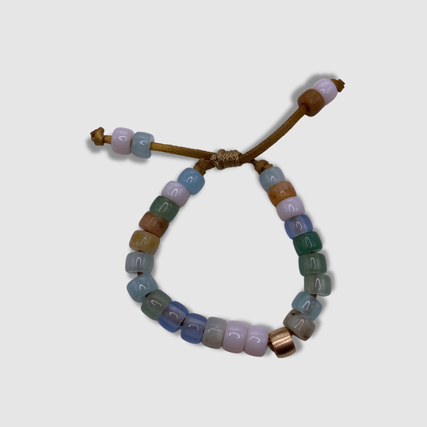 The Seaglass • Henry Reese Gemstone Bracelet with 14k Gold