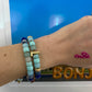 The Patagonia • Gemstone Beaded Bracelet • Adjustable