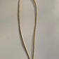 Lurex Cord Bracelet or Necklace • Gold Cap Ends • For Big Hole Beads Forte Beads