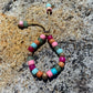Rum Punch • Adjustable Gemstone Beaded Bracelet